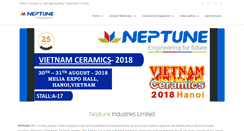 Desktop Screenshot of neptune-india.com