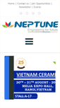 Mobile Screenshot of neptune-india.com